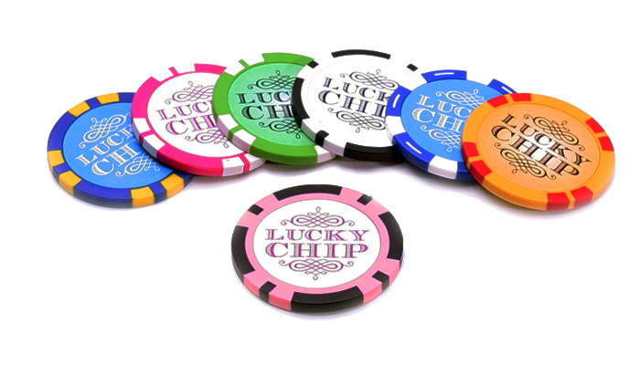 Фишки для покера с индивидуальным стикером
