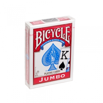 Карты для покера Bicycle №88 Jumbo красные