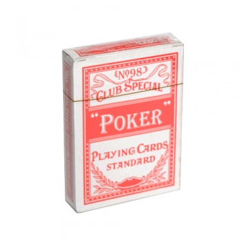 Карты для покера "Club Special №98" красные