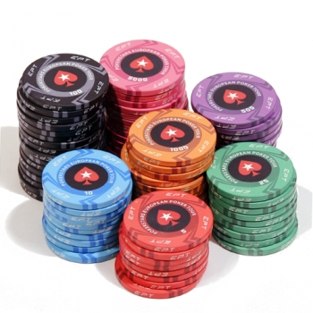 Керамические фишки для покера EPT