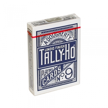 Карты для покера Tally-Ho №9 с синей рубашкой