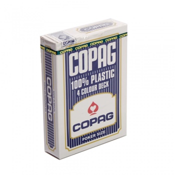 Карты для покера COPAG "4 colour" синие