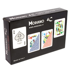 Карты MODIANO 4 Color Double Deck