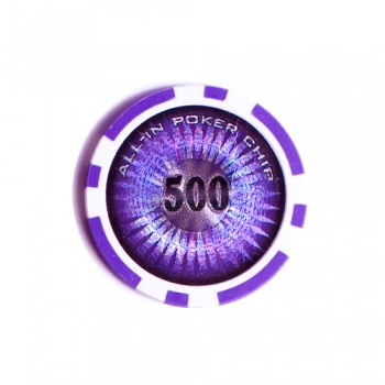 Фишка для игры в покер All In 500 13,5 г