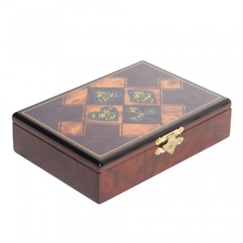 Шкатулка на 2 колоды карт Suit