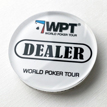 Кнопка дилера WPT двухсторонняя