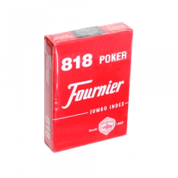 Карты для покера Fournier 818 красные