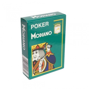 Карты для покера MODIANO "Poker" темно-зеленые