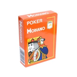 Карты MODIANO Poker оранжевые