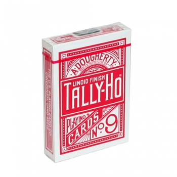 Карты для покера Tally-Ho №9 с красной рубашкой